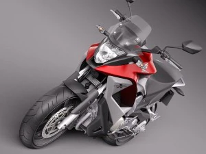 Honda Crossrunner vfr800x 2012 3D Model