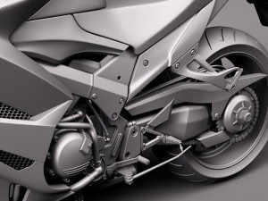 Honda Crossrunner vfr800x 2012 3D Model