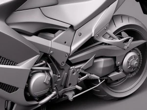 Honda Crossrunner vfr800x 2012 3D Model