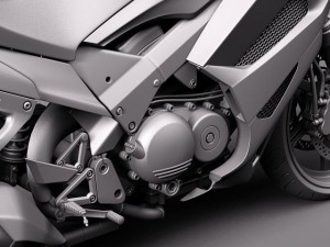Honda Crossrunner vfr800x 2012 3D Model