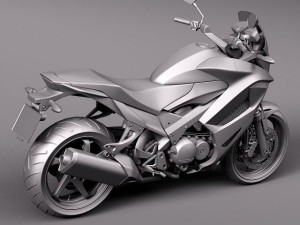Honda Crossrunner vfr800x 2012 Modello 3D in Motocicletta 3DExport