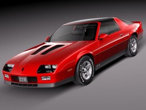 Chevrolet Camaro Z28 1990 3D Model