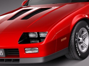 Chevrolet Camaro Z28 1990 3D Модель