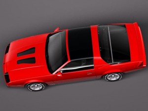 Chevrolet Camaro Z28 1990 3D Модель