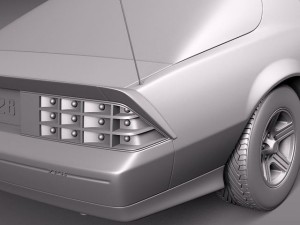 Chevrolet Camaro Z28 1990 3D Модель