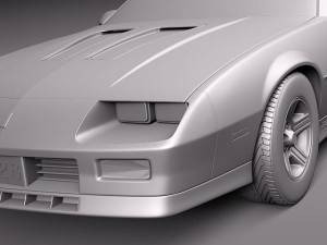 Chevrolet Camaro Z28 1990 3D Модель