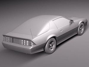 Chevrolet Camaro Z28 1990 3D Модель