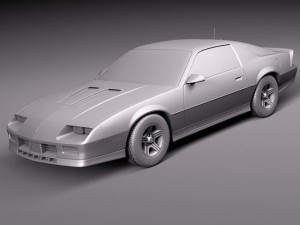 Chevrolet Camaro Z28 1990 3D Модель