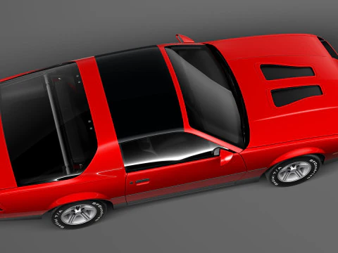 Chevrolet Camaro Z28 1990 3D Model