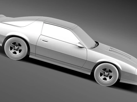 Chevrolet Camaro Z28 1990 3D Model