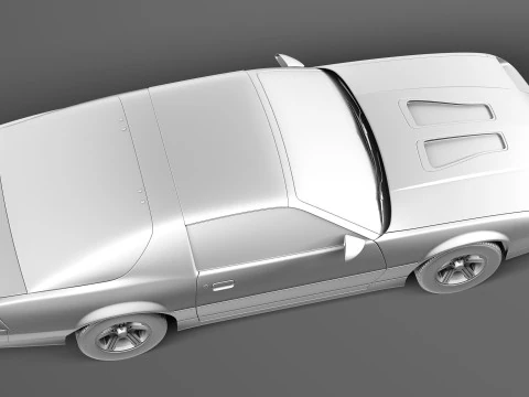 Chevrolet Camaro Z28 1990 3D Model