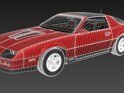 Chevrolet Camaro Z28 1990 3D Model