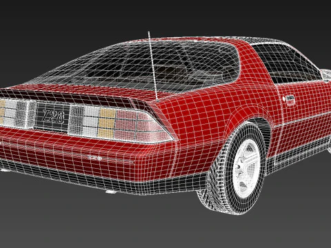 Chevrolet Camaro Z28 1990 3D Model