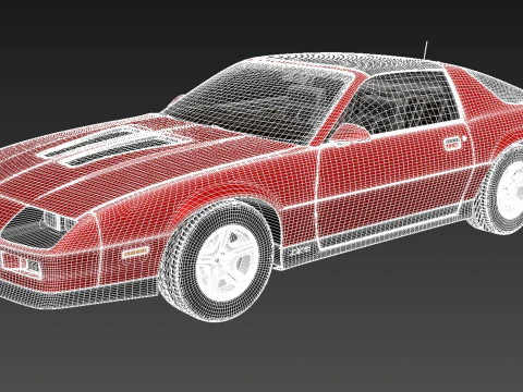 Chevrolet Camaro Z28 1990 3D Model