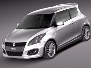 Suzuki Swift Sport 2012 3D Model