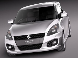 Suzuki Swift Sport 2012 3D Model