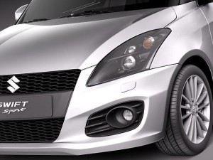 Suzuki Swift Sport 2012 3D Model