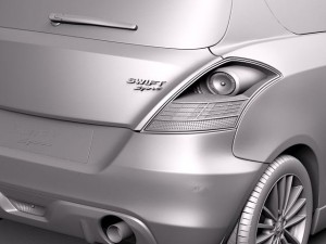 Suzuki Swift Sport 2012 3D Model