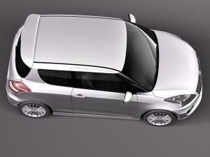 Suzuki Swift Sport 2012 3D Model