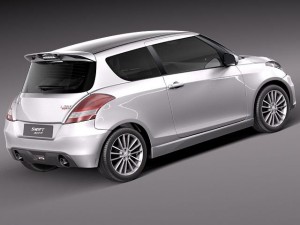 Suzuki Swift Sport 2012 3D Model