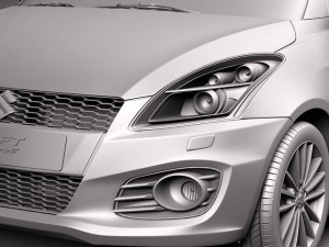 Suzuki Swift Sport 2012 3D Model