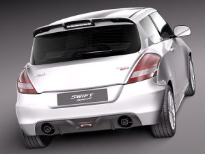 Suzuki Swift Sport 2012 3D Model