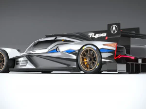 Acura ARX-06 Racecar 2023 3D Model