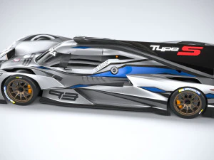 Acura ARX-06 Racecar 2023 3D Model