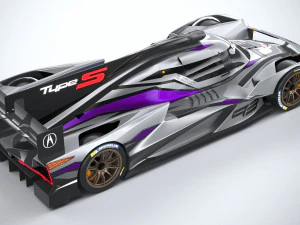 Acura ARX-06 Racecar 2023 3D Model