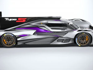 Acura ARX-06 Racecar 2023 3D Model