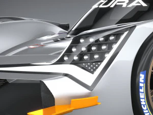 Acura ARX-06 Racecar 2023 3D Model