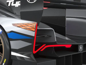 Acura ARX-06 Racecar 2023 3D Model