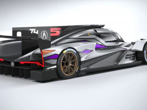 Acura ARX-06 Racecar 2023 3D Model
