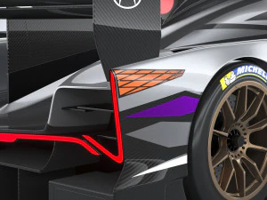 Acura ARX-06 Racecar 2023 3D Model