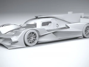 Acura ARX-06 Racecar 2023 3D Model