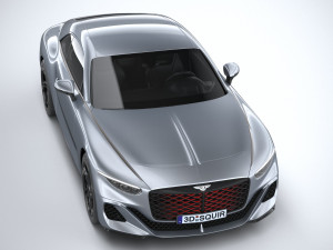 Bentley Mulliner Batur 2023 3D Model