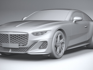 Bentley Mulliner Batur 2023 3D Model