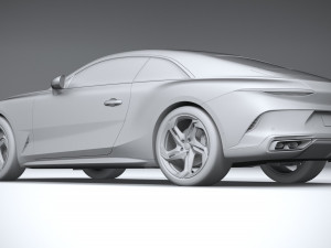 Bentley Mulliner Batur 2023 3D Model