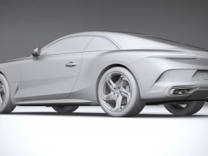 Bentley Mulliner Batur 2023 3D Model