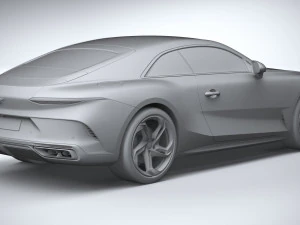 Bentley Mulliner Batur 2023 3D Model