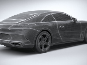 Bentley Mulliner Batur 2023 3D Model