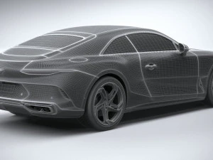 Bentley Mulliner Batur 2023 3D Model