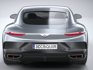Bentley Mulliner Batur 2023 3D Model