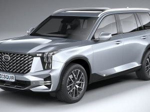 GAC Trumpchi GS8 2022 3D मॉडल