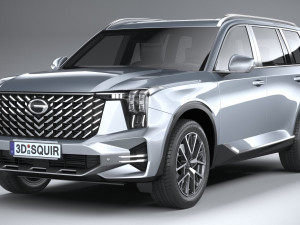 GAC Trumpchi GS8 2022 3D मॉडल