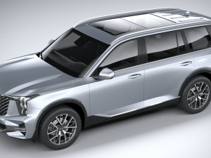 GAC Trumpchi GS8 2022 3D मॉडल