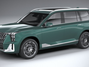 GAC Trumpchi GS8 Hybrid 2022 Modelo 3D
