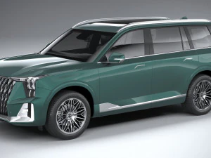 GAC Trumpchi GS8 Hibrit 2022 3D Model