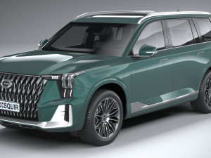 GAC Trumpchi GS8 Hybrid 2022 Modelo 3D