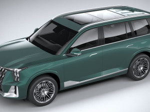 GAC Trumpchi GS8 Hybrid 2022 Modelo 3D